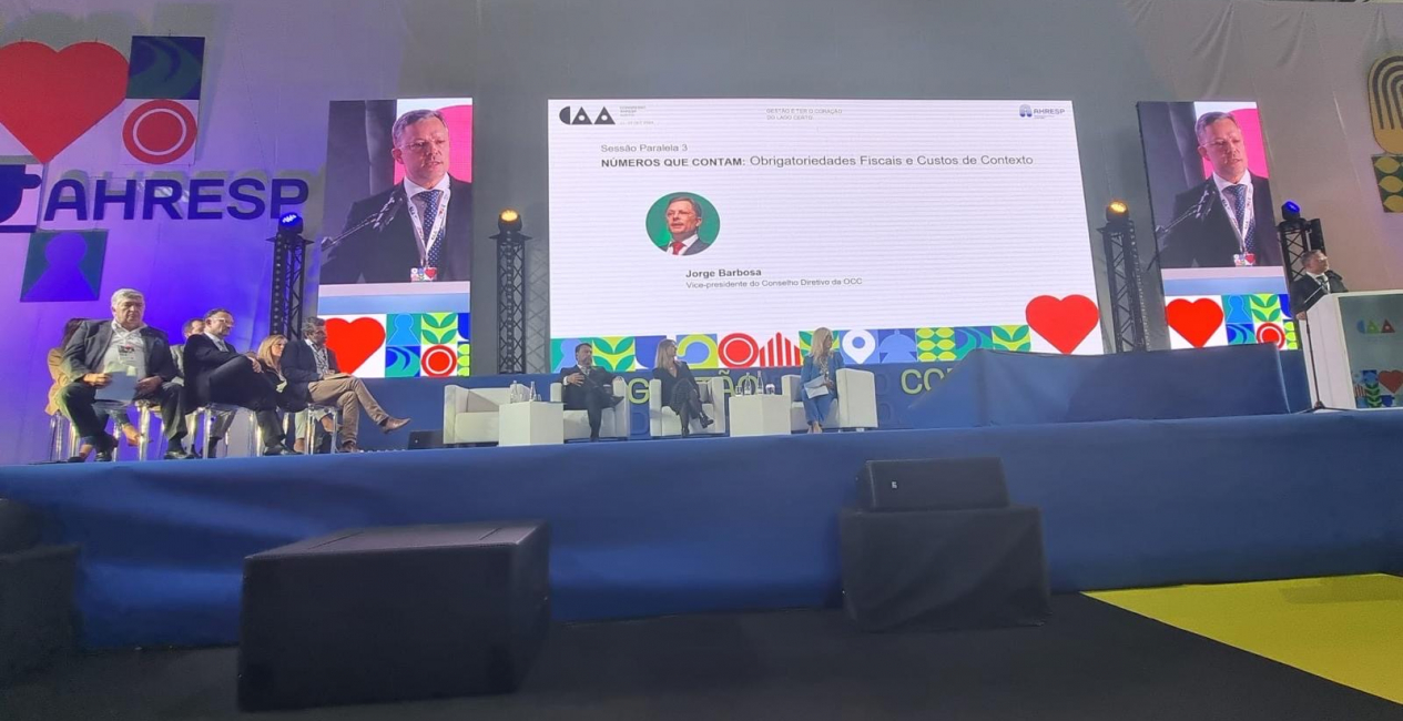 Vicepresidente foi orador no congresso da AHRESP Ordem dos